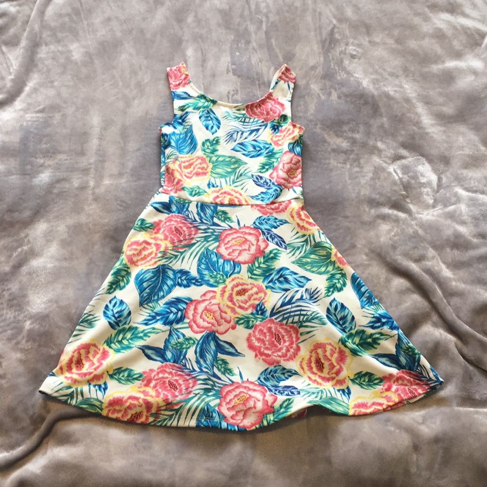 Floral Flare Tank Mini Dress size 2